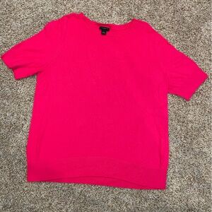 EUC L Ann Taylor short sleeve sweater